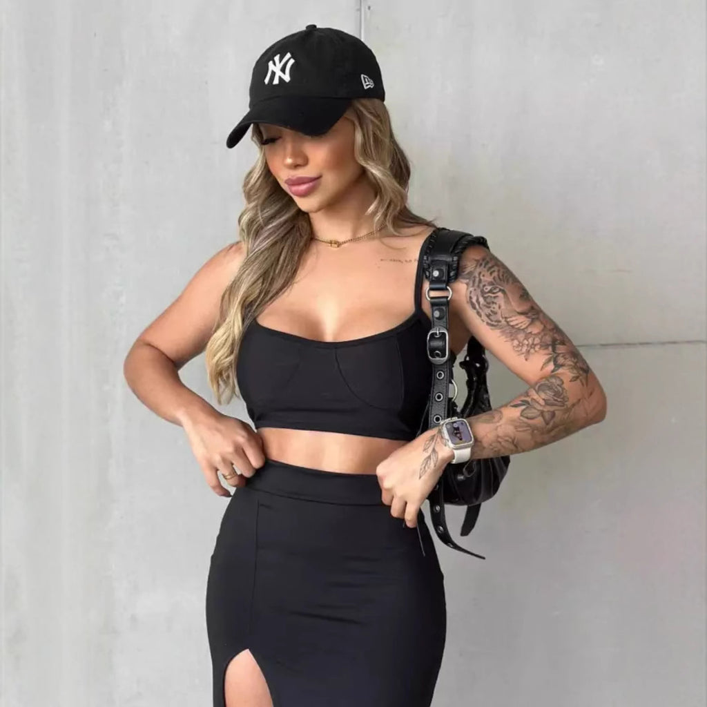 Fashionable Slit Bodycon Skirt For Women